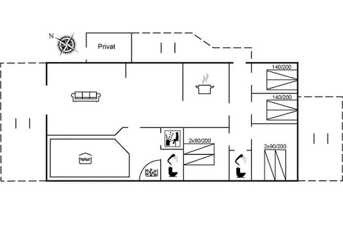 Dom wakacyjny Matthias - 300m From The Sea By Interhome Bogense